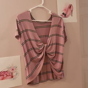 Lavender Twisted Shirt